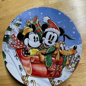Disney Holiday Empty Tin  Mickey and Friends